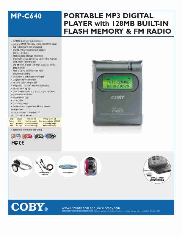 COBY electronic MP3 Player MP-C640-page_pdf